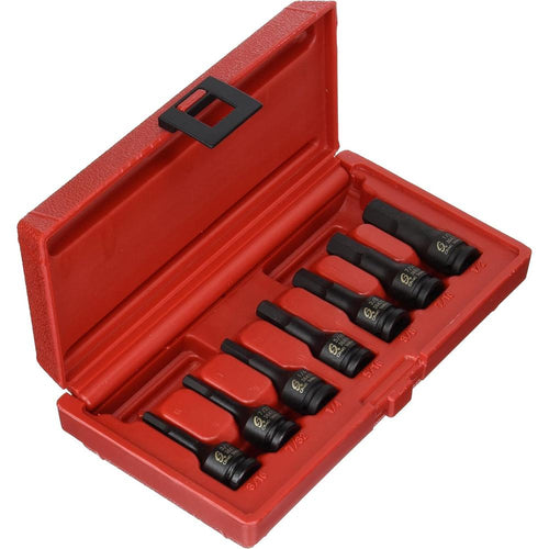 Sunex 3647 7 Piece 3/8" Drive SAE Impact Hex Driver Set