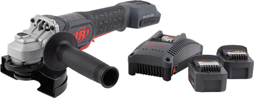 Ingersoll Rand G5351-K22 20V 5" Angle Grinder Dual Battery Kit + FREE Ingersoll Rand W3111 IQV20 1/4 Hex Compact Impact Driver