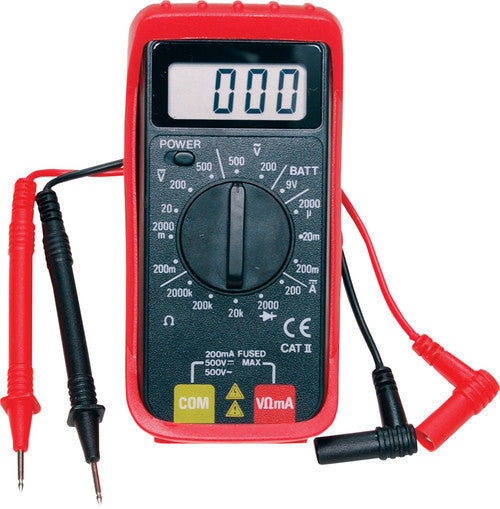 ATD Tools 5544 DELUXE AUTOMOTIVE METER WITH RPM AND TEMPERATURE FUNCTIONS, (45) TEST RANGES, (14) TEST FUNCTIONS - MPR Tools & Equipment