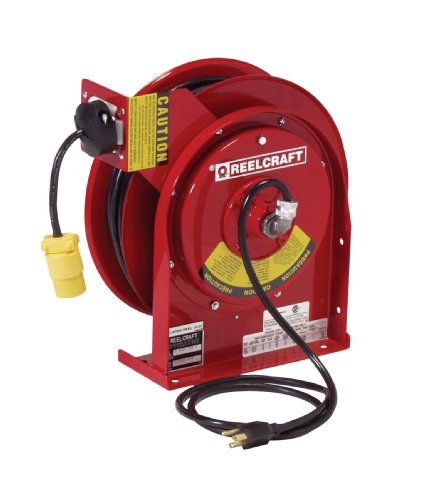 Reelcraft 5650 OLP 3/8-Inch by 50-Feet Spring Driven Hose Reel for Air –  MPR Tools & Equipment