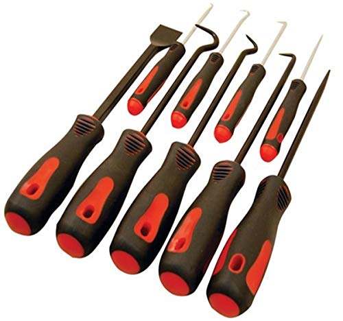 ATD Tools 8424 9-Piece Scraper Hook and Pick Set