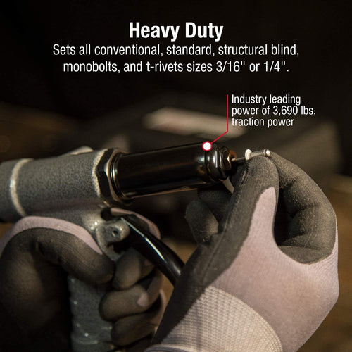 SX1819T Sunex 3/16” & ¼” Heavy Duty Rivet Gun. 3960 lbF. 90PSI - MPR Tools & Equipment