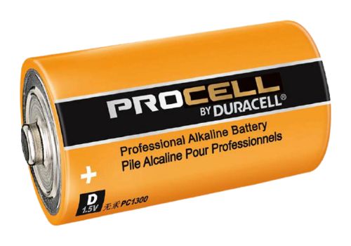 Duracell PC1300 Procell Alkaline-Manganese Dioxide Battery, D Size, 1.5V - MPR Tools & Equipment
