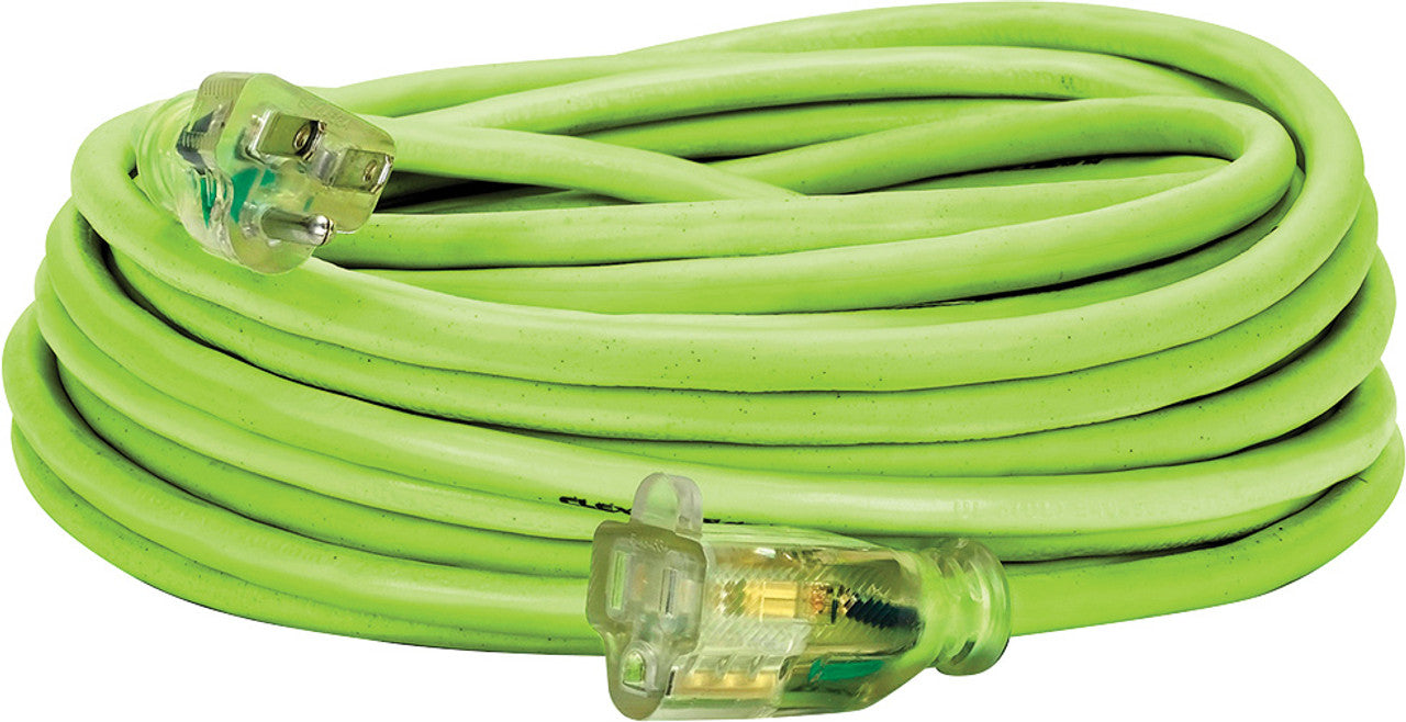 Flexzilla FZ512730 Pro Extension Cord, 14/3 AWG SJTW, 50 ft., Lighted Plug