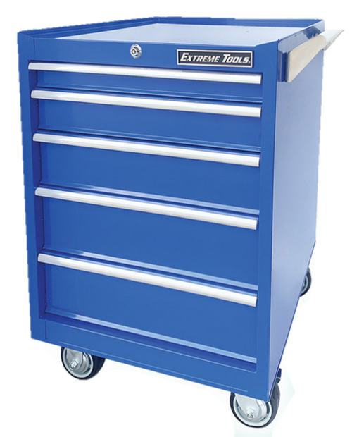 Extreme Tools EX262505RCBL 26" EX Standard Series 5-Drawer Roller Cabinet - MPR Tools & Equipment