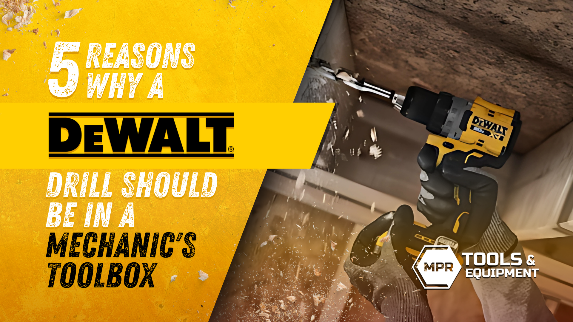 5 Reasons Why a DeWalt Drill Should Be in a Mechanic's Toolbox