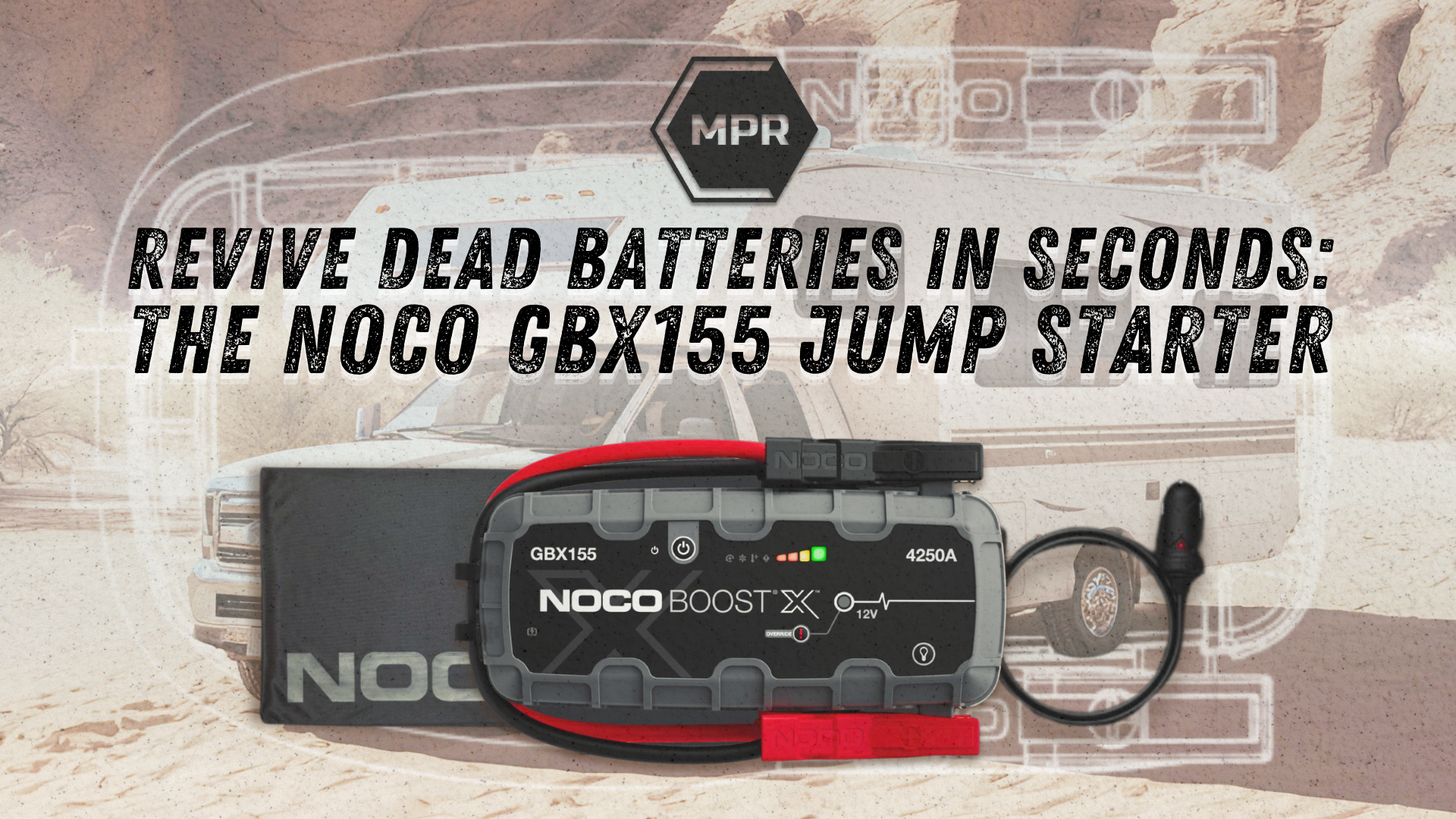 Revive Dead Batteries in Seconds: NOCO GBX155 Jump Starter