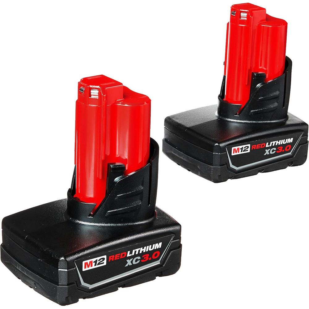 Milwaukee M12 and M18 lithium-ion battery packs