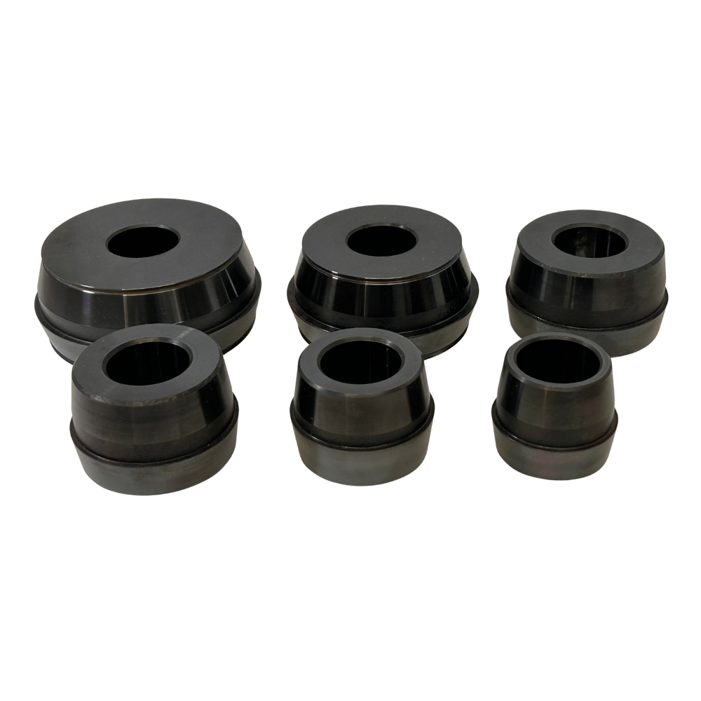 Coats 85609499 40mm Double-Sided Low-Angle Collet Kit - 6 hardened steel collets for wheel balancers