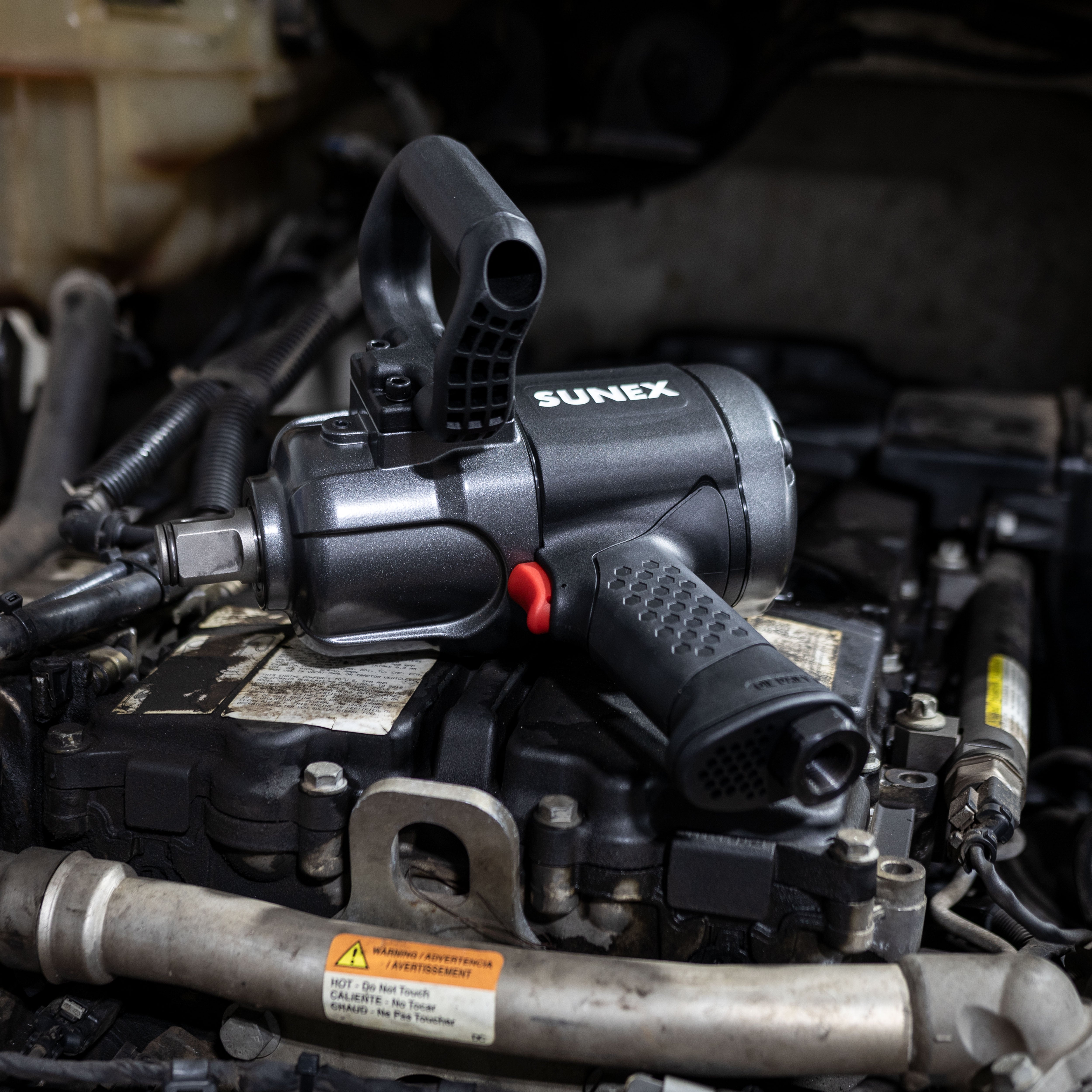 Sunex Tools SX0102 1" Drive Magnesium Composite Impact Wrench - Angle View