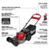 Milwaukee Tool 2823-22HD M18 FUEL 21" Mower - Feature Callout: Variable Speed, High Lift Mode, Single Point Height Adjustment, LED Lights, Upright Storage