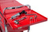 Sunex Tools 8013ADELUXE Deluxe Service Cart - Side Shelf Workspace Detail with Tools