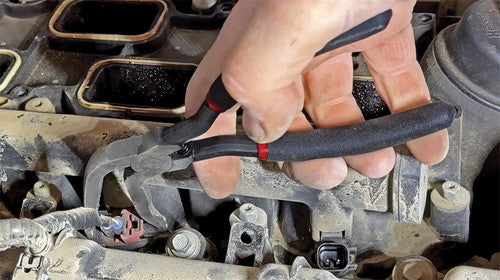 Lisle 37980 Electrical Disconnect Pliers for Locking Push Tab Style Connectors, 60° - MPR Tools & Equipment