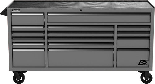 Homak GR04072160 72 RS Pro Series 16-Drawer Roller Cabinet - Grey" - MPR Tools & Equipment