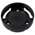 Milwaukee Tool 48-22-8399X PACKOUT Twist to Lock Mount, black circular plastic mount with embossed Milwaukee PACKOUT logo and 3 fastener mounting holes