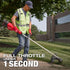 Milwaukee Tool 3006-20 M18 FUEL String Trimmer - Motor and Battery Connection