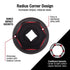 Sunex impact socket radius corner design infographic showing force distribution along walls