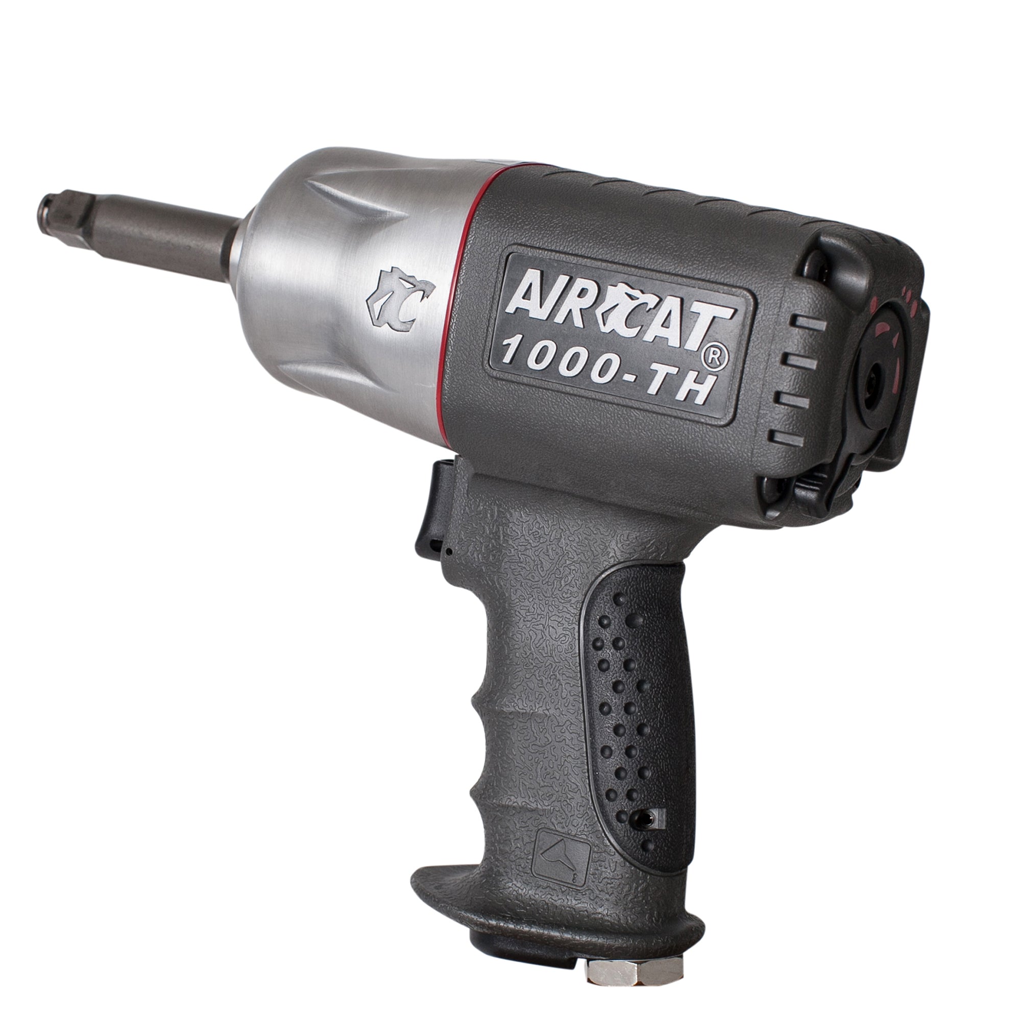 Aircat 1000-TH 1/2 In. Composite Impact Wrench with 2 In. Extended Anvil, side profile view
