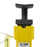 Close-up of ESCO 10456 adjustable screw top saddle and 22 Ton capacity label