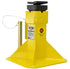 ESCO 10456 22-Ton Jack Stand showing capacity label, screw saddle top, and tethered locking pin