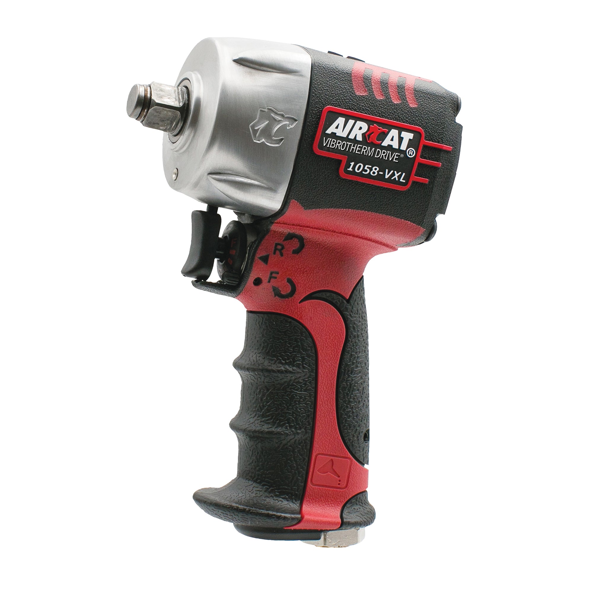 Aircat 1058-VXL 1/2 in Vibrotherm Drive Composite Compact Impact Wrench - side profile view