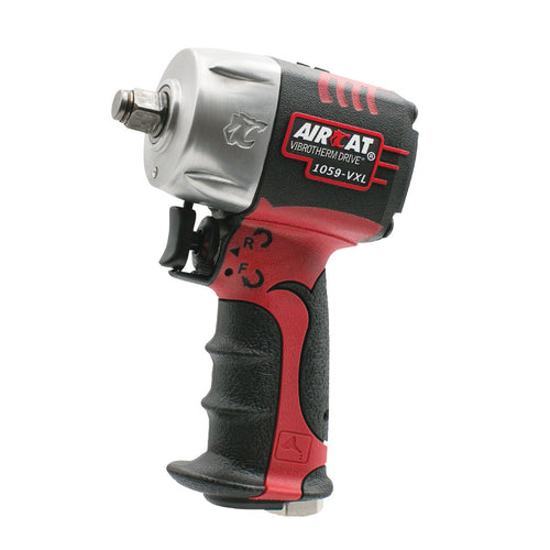 Aircat 1059-VXL 3/8" VIBROTHERM Drive Composite Compact Impact Wrench side view on white background
