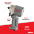 Aircat 1076-XL NITROCAT 3/8" Compact Impact Wrench - feature callout diagram: jumbo hammer, patented trigger, ergonomic grip, silencing technology