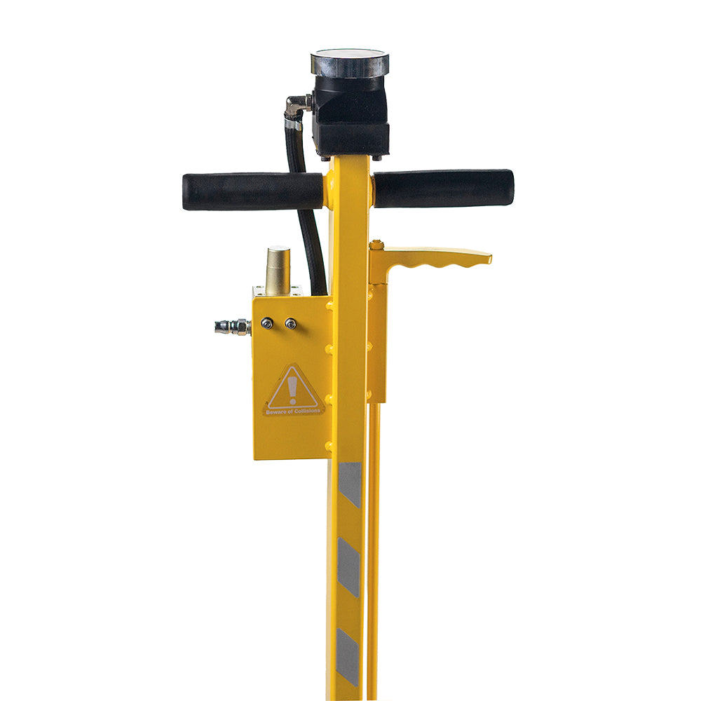 ESCO 10771 Long Service Jack - close-up of handle and air controls