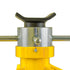 ESCO 10802 20-Ton Screw Style Short Jack Stand - close-up of swivel saddle head and collar assembly