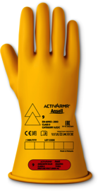 Ansell RIG011Y110 ActivArmr Class 0 Yellow Latex Electrical Insulating Gloves Size 11