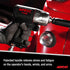 Aircat 1150 lifestyle shot: technician using impact wrench on vehicle with patented ergonomic handle callout