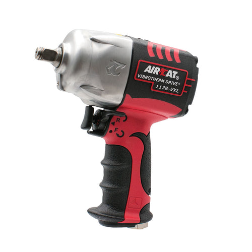 Aircat 1178-VXL 1/2 in Vibrotherm Drive Composite Impact Wrench, side profile view on white background