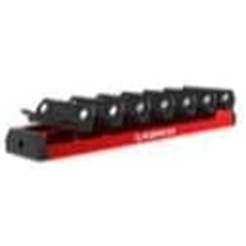 Ezred WR7-RD Magnetic Wrench Rack - RED; 7 Wrench Holders