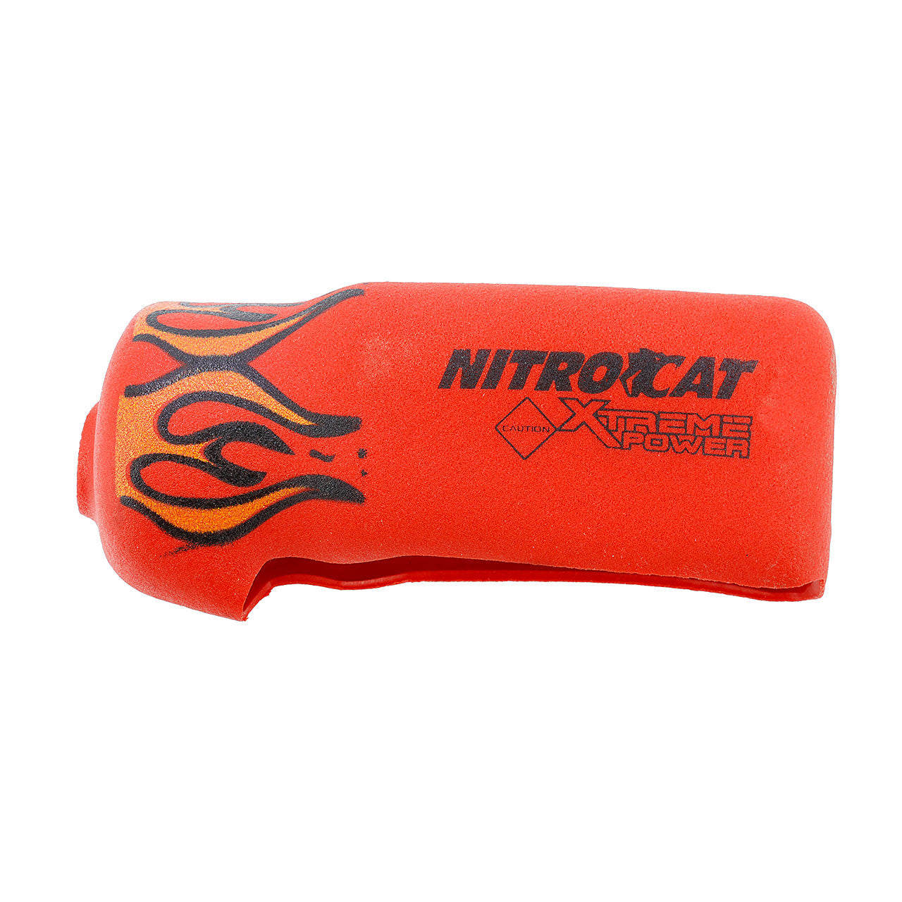 Aircat 1200-KBR NitroCat Red Flame Protector Boot for 1/2-Inch Impact Wrench - Front View