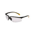 3M 12264 Privo Black Frame Indoor/Outdoor Lens Safety Glasses with yellow temple tips