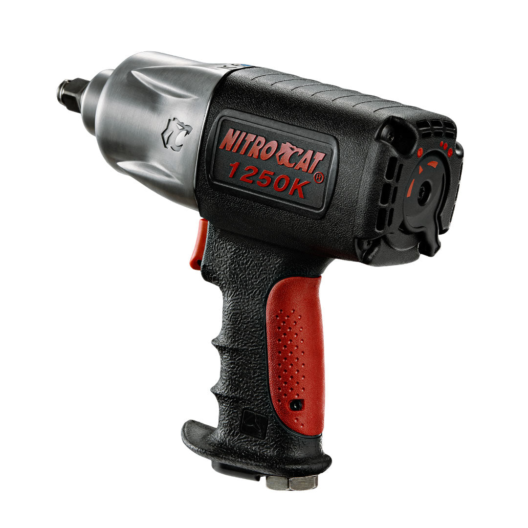Aircat Nitrocat 1250-K 1/2-Inch Composite Twin Clutch Air Impact Wrench on white background