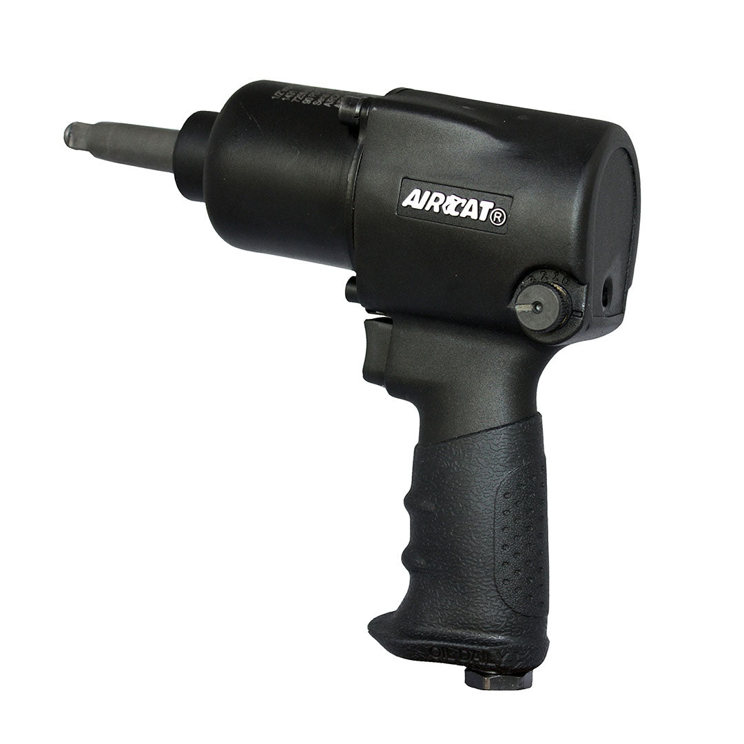 Aircat 1431-2 1/2" Impact Wrench with 2" Extended Anvil - side profile view