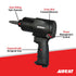 Aircat 1431-2 feature diagram: twin hammer, cross bolt forward/reverse, power management control, ergonomic grip