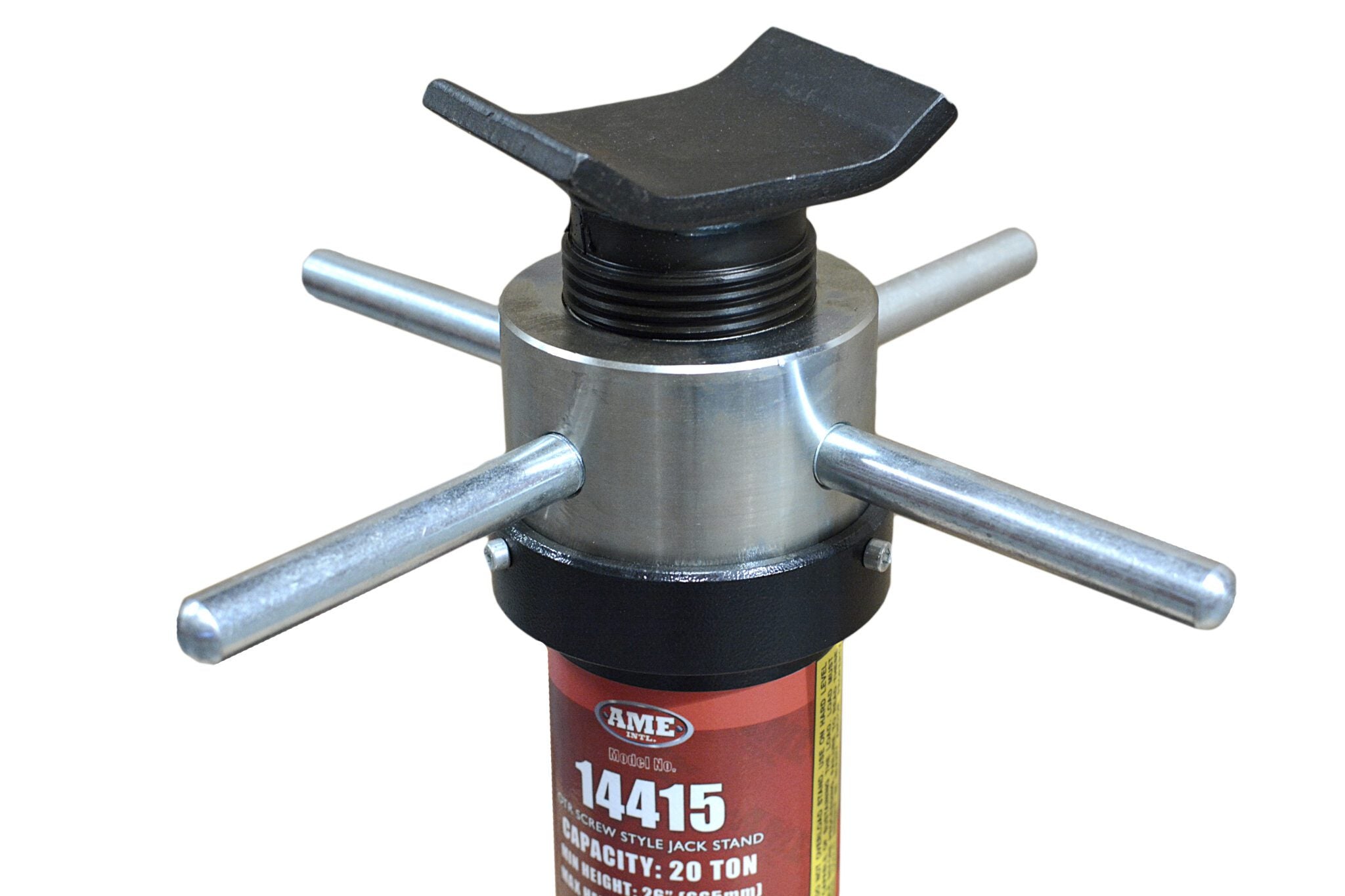 AME International 14415 close-up of screw mechanism and locking collar