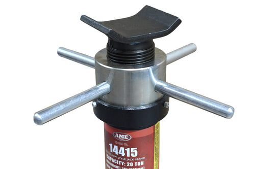 AME International 14415 close-up of screw mechanism and locking collar