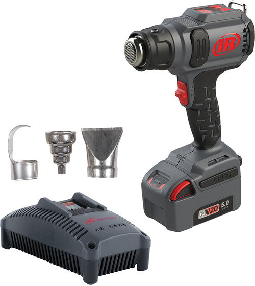 Ingersoll Rand H3111-K1 20V Cordless Heat Gun Kit, 7 Cfm/10 Cfm, 1022F, (1) 20V 5Ah Battery, (1) Charger - MPR Tools & Equipment