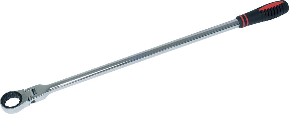 Lisle 39790 15/16 Ratcheting Flex Cage Bolt Wrench, 12-Point, 72-Tooth, 25" Long Handle