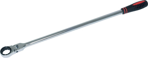 Lisle 39790 15/16 Ratcheting Flex Cage Bolt Wrench, 12-Point, 72-Tooth, 25" Long Handle