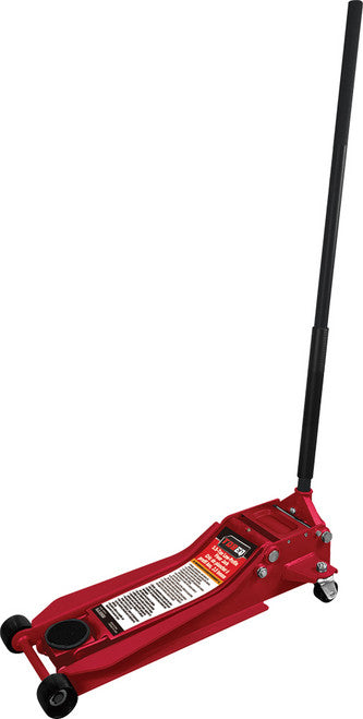 Tobeq HJ56135 3.5 Ton Low Profile Long Chassis Floor Jack, 3-3/8" - 24-1/4" - MPR Tools & Equipment