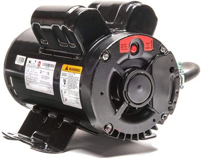Ingersoll Rand 47669474001 5HP 230V Single Phase Air Compressor Motor - Front View