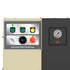Ingersoll Rand UP6-7.5-125 Rotary Screw Compressor control panel closeup with Advanced Rotary Technology label and pressure gauge