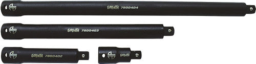 Astro Pneumatic 78004 4-Pc 1/2" Drive Goliath Torque-Saver Impact Extension Bar Set, 2.5" - 15" Lengths - MPR Tools & Equipment
