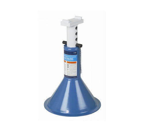 OTC Tools 1778B 12-Ton Capacity Low Profile Jack Stand with spun steel base and adjustable round tube post