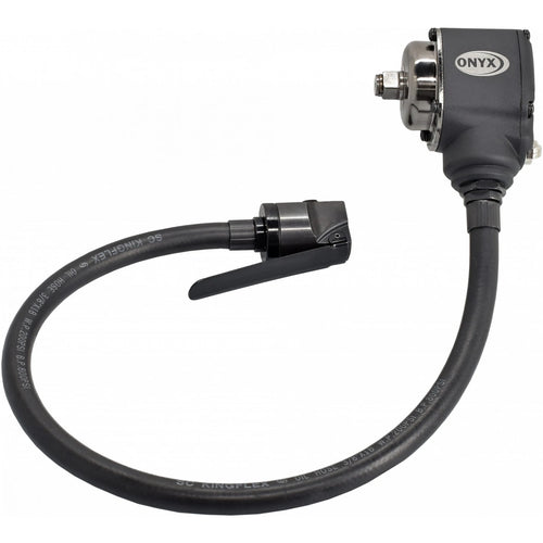 Astro Pneumatic AST-1830 ONYX 1/2 Inch Palm Impact Wrench with 25-inch hose and remote throttle, product view on white background