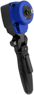 Astro Pneumatic 1833 3/8" Nano Flex-Head Angle Impact Wrench front angle view showing blue head and 3/8" drive